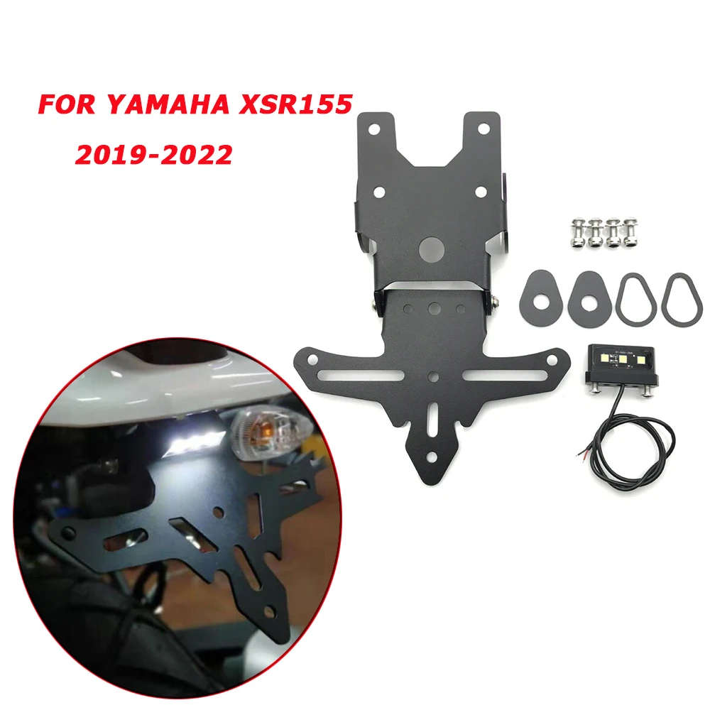 Phụ kiện xe máy cho Yamaha xsr155 xsr 155 2019 2020 2021 2022 biển số xe chủ đèn LED chắn bùn sạch sẽ gắn đuôi Eliminator