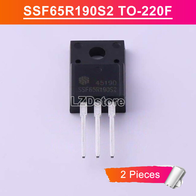 2 Chiếc Transistor TO-220F Bóng Bán Dẫn MOSFET Kênh N 20A/650V IC Chính Hãng Mới