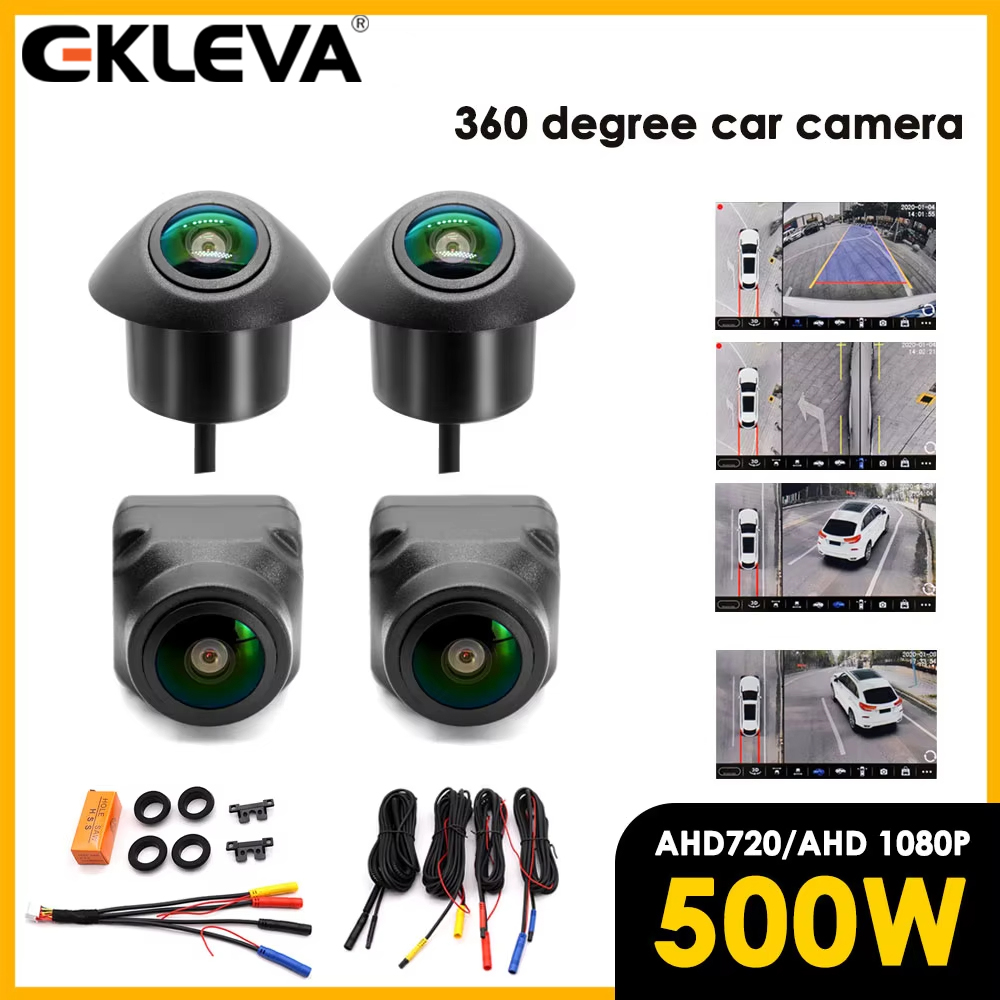 EKLEVA 360 Degree Car Camera Surround System 1080P AHD Right+Left+Front+ Rear View Camera for Android Radio Night Vision Giá 914,381 Đồng*Miễn phí vận chuyển