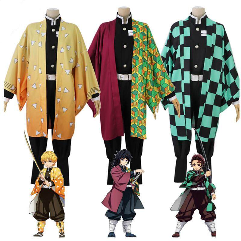 Cosplay Costume for Kimetsu no Yaiba Kamado Tanjirou/Free shipping