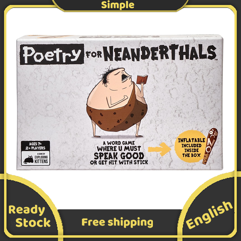 Poetry for Neanderthals Exploding Kittens Board Game