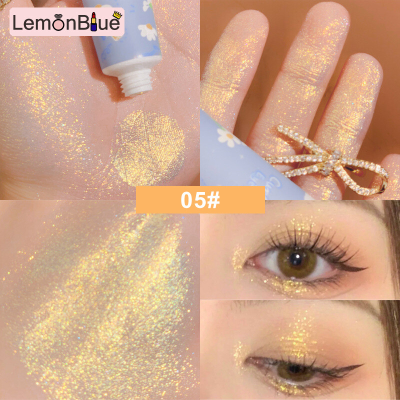 Gambar Liquid Glitter Eyeshadow Long Lasting Shining Shimmer Makeup Tool for Party Long Lasting Shining Shimmer Makeup Tool Liquid Glitter Eyeshadow for Party Festival Makeup Long Lasting Shining