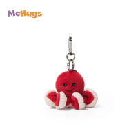 Mchugs Màu Đỏ anh đào bạch tuộc Charm gắn túi đáng yêu món quà sinh nhật cho bạn bè trẻ em