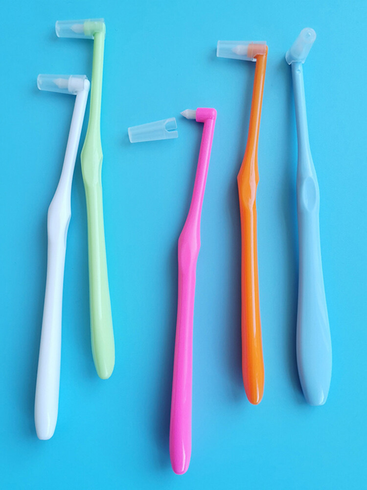 【CRUITR】 Orthodontic Toothbrush, Single-Beam Brush, Small Pointed Toothbrush,  Orthodontic Braces, Special Soft Hair Cleaning Gap Brush | Lazada Singapore