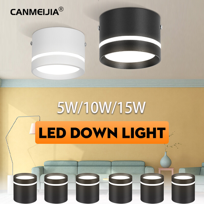 Đèn âm trần gắn bề mặt cho đèn led trần đèn led cob 5w 10w 15w đèn chiếu sáng cố định trần