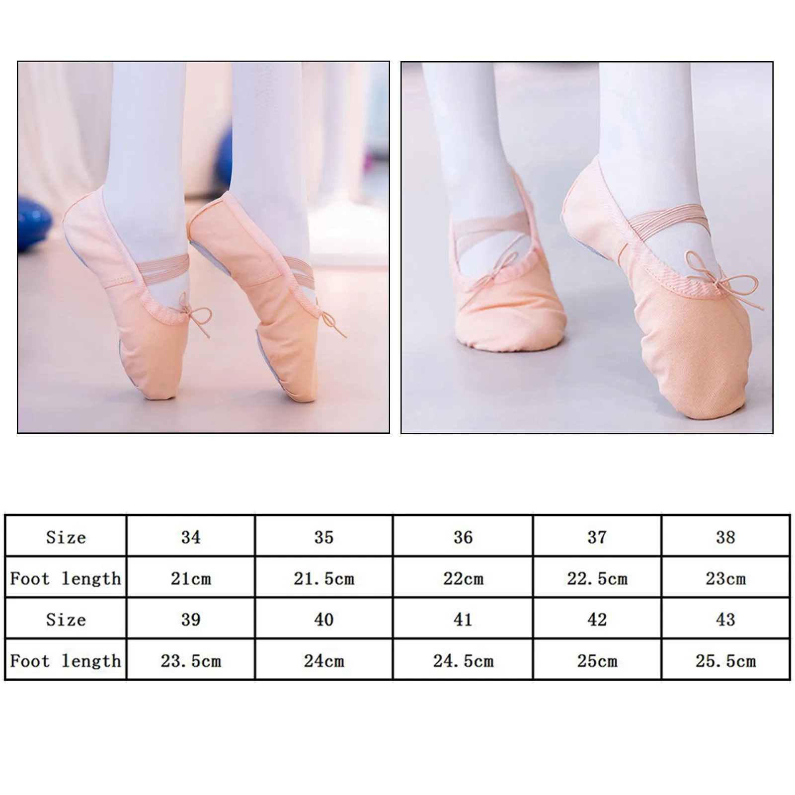 split sole ballet flats
