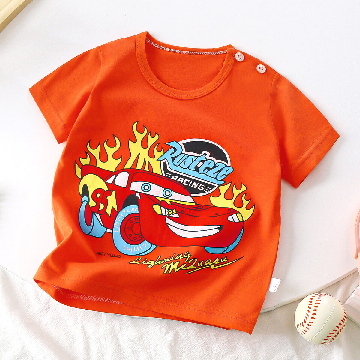 27kids Store Hoạt Hình Cho Trẻ Em Áo Phông Ngắn Tay Bé Trai Bé Gái 2023 Cho Mùa Hè Cho Trẻ Em Bé Trai Cotton Nguyên Chất G19G24