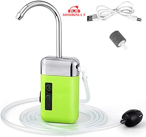 Có thể sạc lại cá Aerator Bơm xách tay bơm điều tiết nước cho bể cá ngoài trời
