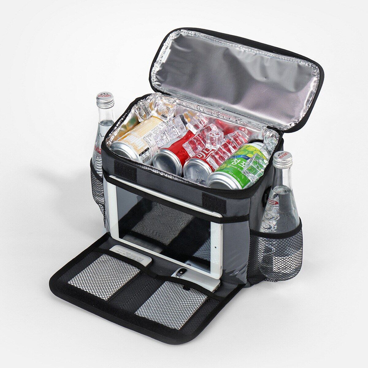 Gambar Portable Lunch Box Bags Outdoor One Shoulder Insulation Bag Car Storage Fresh Keeping Meal Handbags Thermal Box Picnic Travel