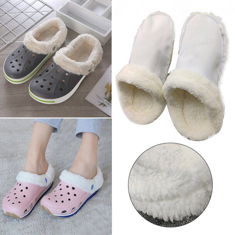 Replacement Crocs Fur Insoles Liners Furry Inserts for Mammoth Crocs Shoes  Clogs | Lazada PH