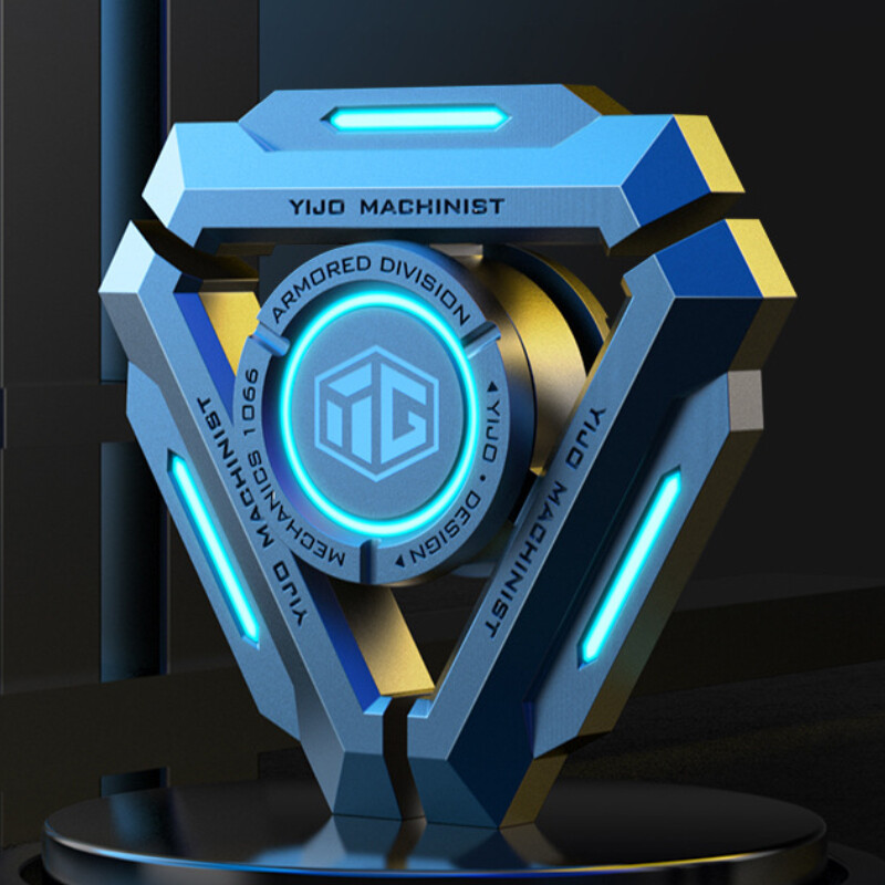 Công Nghệ Mới Thông Minh Fidget Spinner Kim Loại Hợp Kim Con Quay Quay Phát Sáng Tay đồ chơi giảm căng thẳng Cậu Bé Người Đàn Ông Birtday Quà Tặng