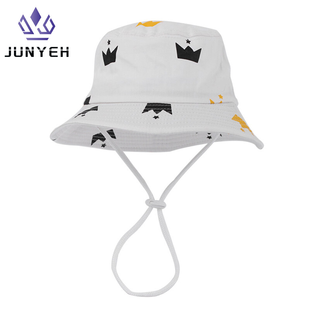 Junyeh Cotton Baby Girl Bucket Cap 1