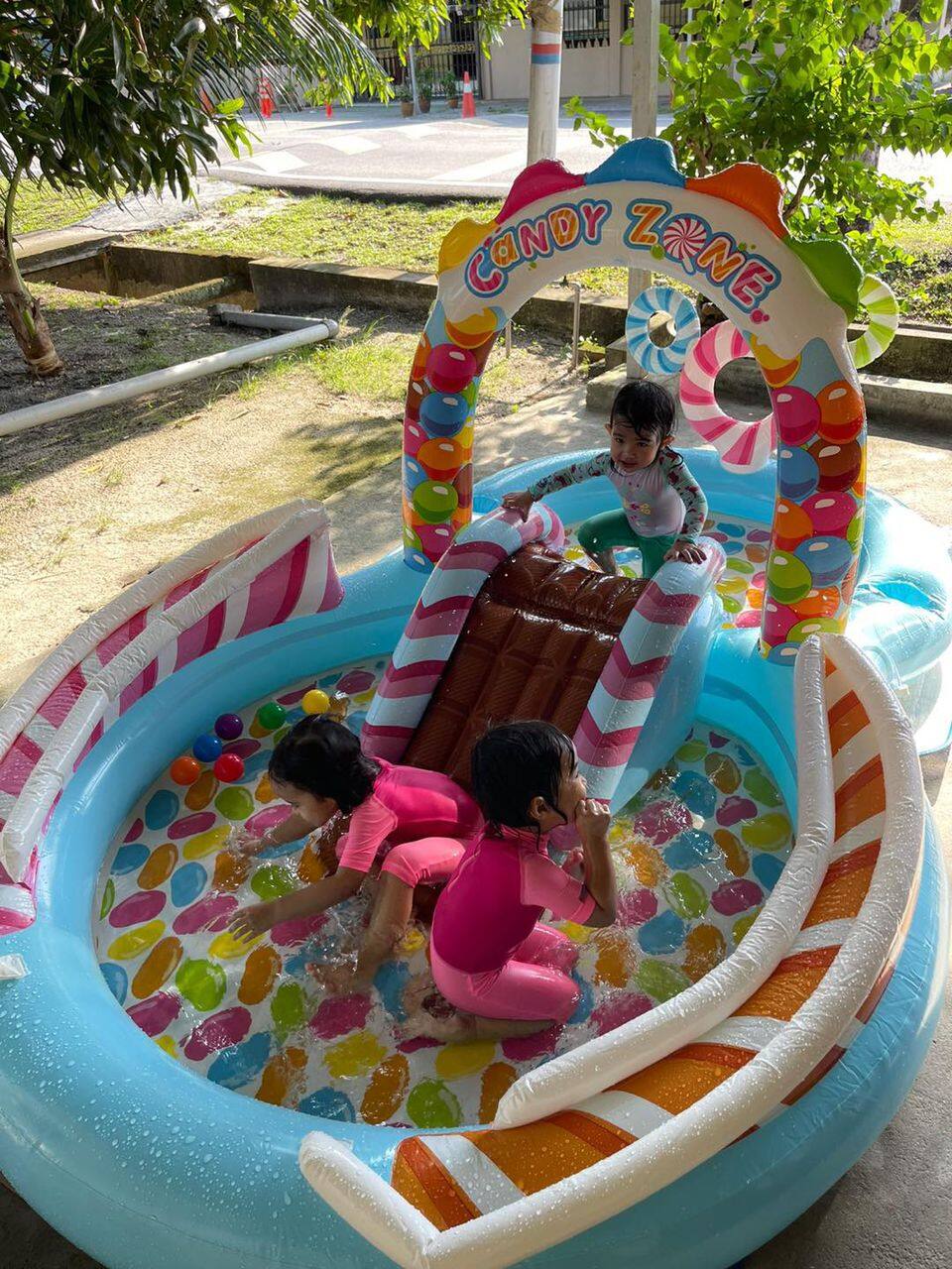 candy zone inflatable pool