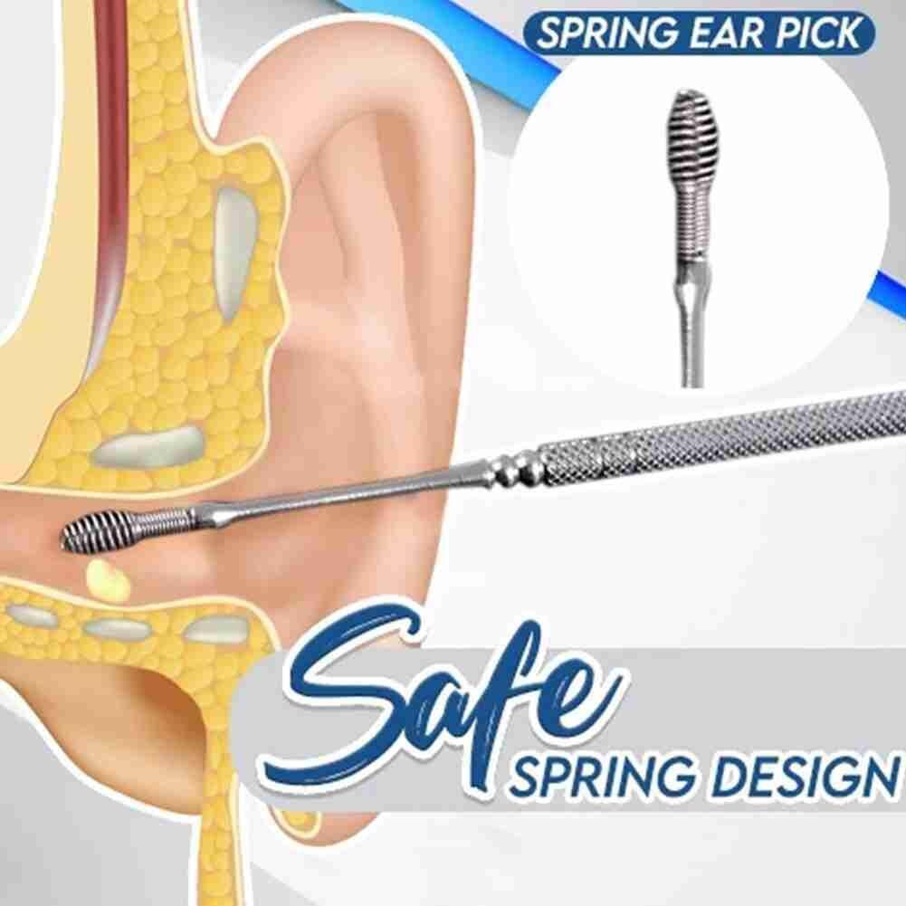 Dụng Cụ Lấy Ráy Tai Bằng Thép Cầm Tay Dụng Cụ Lấy Ráy Tai Lò Xo Dụng Cụ Làm Sạch Chăm Sóc Tai