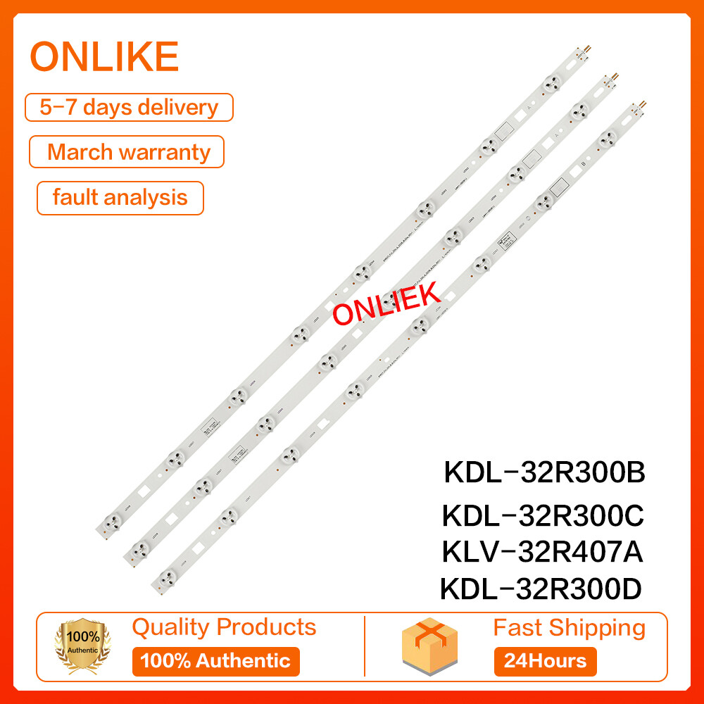 KDL-32R300B / KDL-32R300C / KDL-32R300D / KLV-32R407A 32" LED TV backlight ( 100% New ) Lampu TV baharu Harga 32 Ringgit*Penghantaran Percuma
