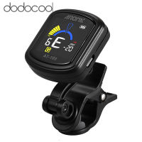 dodocool AROMA AT-105 Rechargeable Clip-on Tuner Color Screen Built-in Ba-tte-ry for Chromatic Guitar Bass Ukulele Violin