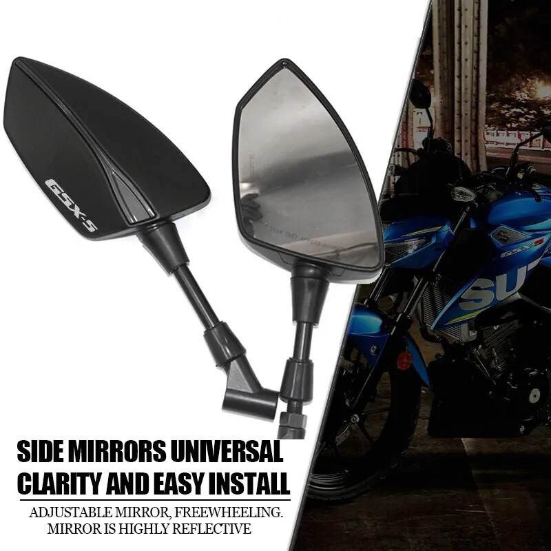 Đối với suzuki gsxs gsx-s gsx s gsx-s750 gsx-s 1000 1000f 125 150 gsx-s1000 kính chiếu hậu xe máy gương chiếu hậu gương bên 10mm