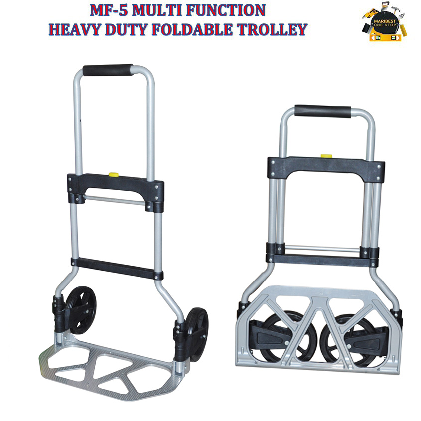 Jumbo Folding Trolley - 250kg Capacity, Heavy-Duty Aluminium Shelf, Foldable Hand Truck