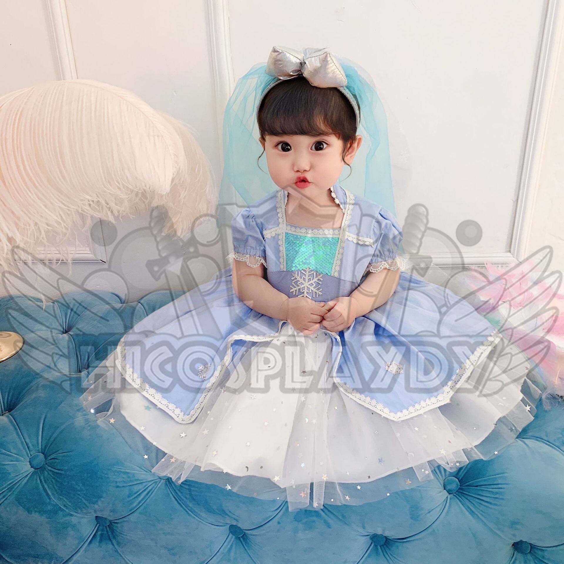 elsa baby dress