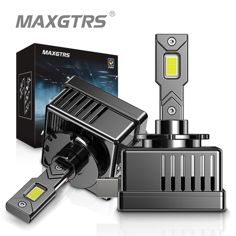 Maxgtrs 2X D1S D4S D4R D2R D2S Bóng Đèn Pha LED 6000K Bộ chuyển đổi Trắng Cắm và chơi đèn xenon HID thay thế CANBUS không có lỗi