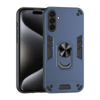 Cho Samsung Galaxy A36 A06 M55 M15 F15 5G vỏ điện thoại Sang Trọng 360 Chiến Binh Armor khung kim loại Cứng PC Vỏ silicon mềm Cover Quay Lại