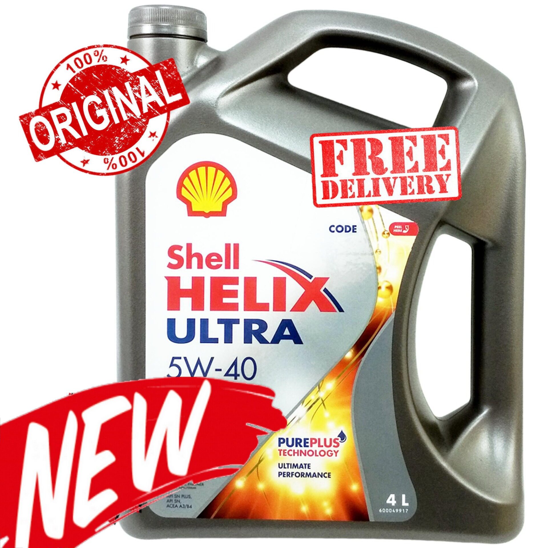 Shell Helix Ultra Fully Synthetic 5W40 4L
