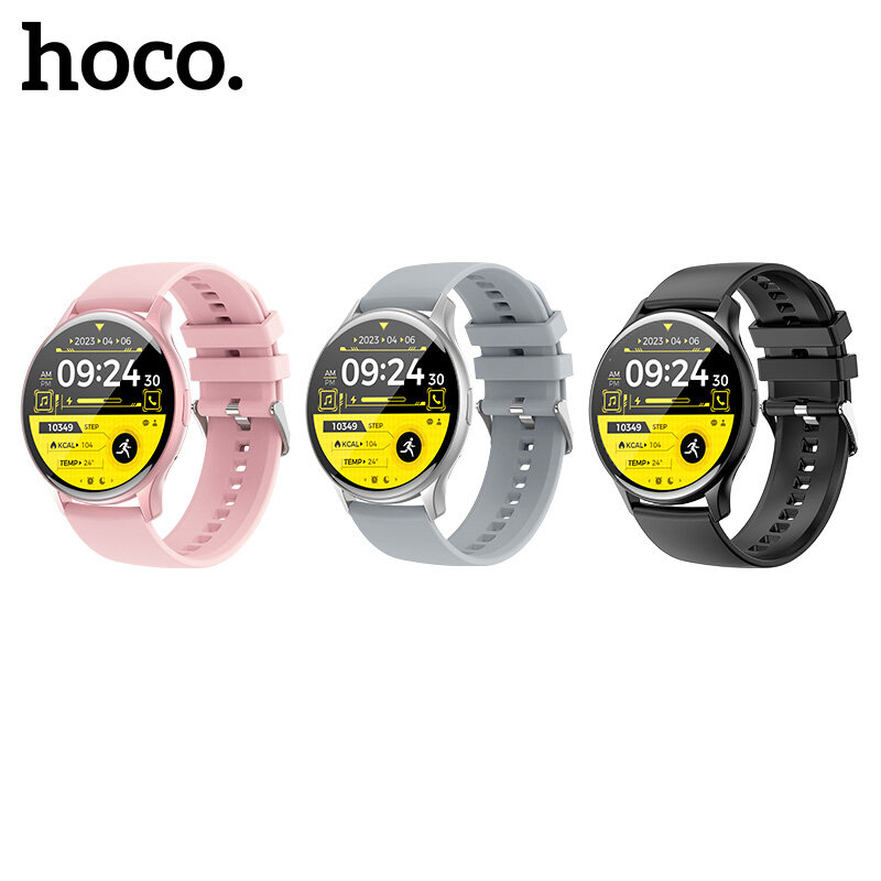 New Hoco Y15 AMOLED Sport Smart WatchCall version 1.43 inch Blood oxygen