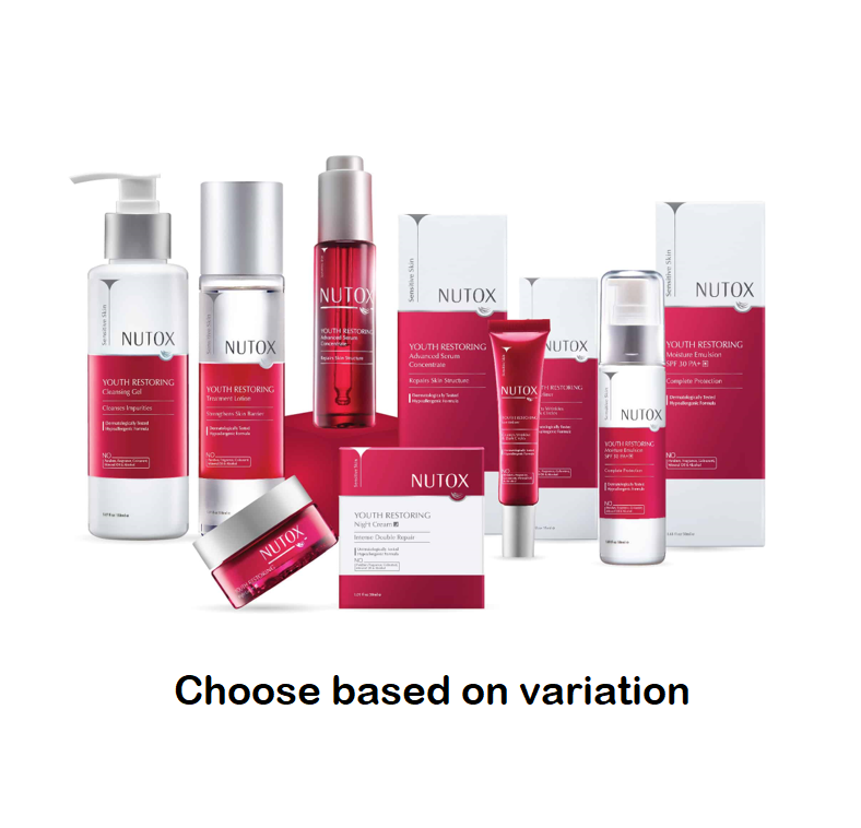 Gambar NUTOX Youth Restoring Series Skincare Products