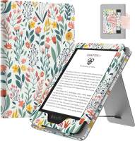 เคส MoKo เหมาะสำหรับ Kindle 6 ″ใหม่ทั้งหมด (รุ่น11thรุ่น2022)/Kindle (11th Gen2019)/Kindle (8th Gen 2016)ultra น้ำหนักเบา PU Shell ปกป้องด้วยปลุกอัตโนมัติ/Sleep สำหรับ Kindle 2022