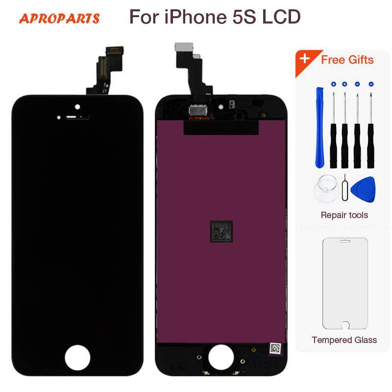 Lcd Screen Replacement For Iphone 5s 5s Mobile Phone Lcd Display Touch Screen Digitizer Assembly Repair Parts Tools Tempered Glass Lazada Ph