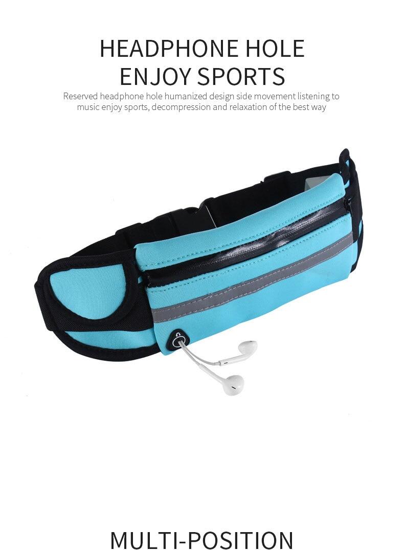 SUPERFLOWER Sports Running Waist Pocket Outdoor Jogging Cycling Waterproof Adjustable Anti-theft Pack Sport Belt_voghion.com