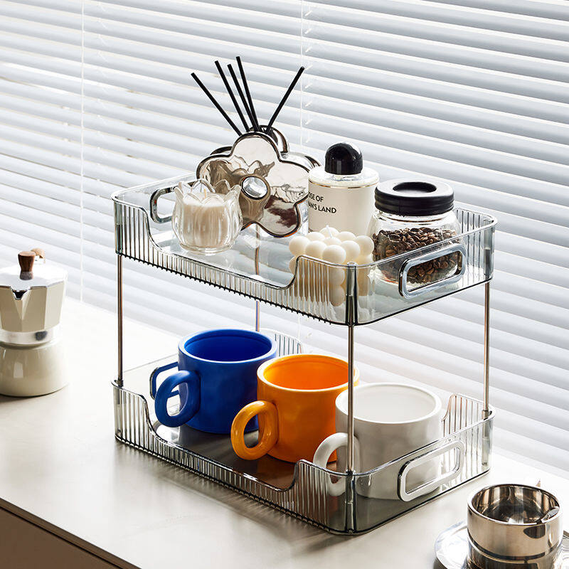 Gambar Cup Storage Rack Layered Glass Cup Tea European Coffee Cup Storage Rack