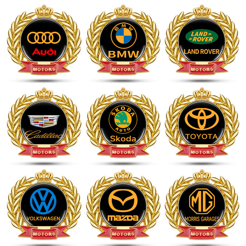 Customized 3D Zinc Alloy Metal Logo Emblems DIY Car Decoration Badge Logo