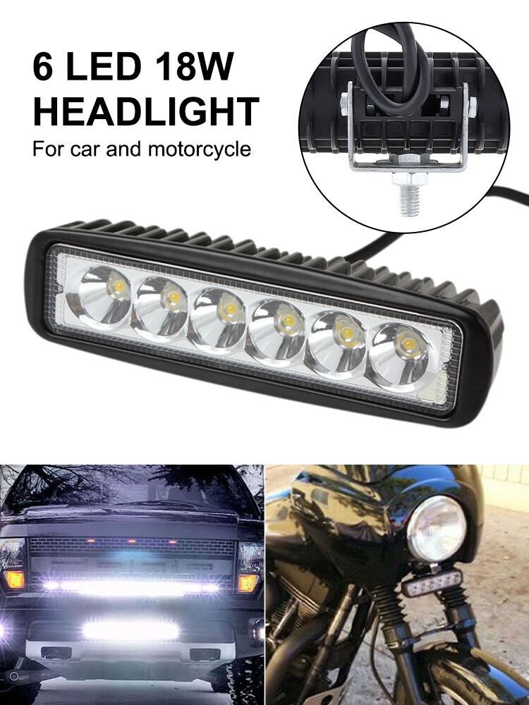 6 led spotlight bar