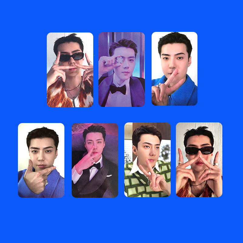 Album EXO tồn tại Solo photocards suho xiumin Chanyeol D.O. KAI chen Sehun Baekhyun Solo thẻ ảnh 7 mỗi bộ