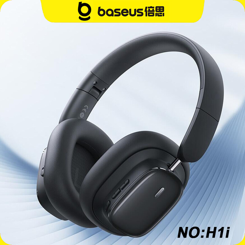 Baseus h1i Tai nghe không dây Bluetooth 5.3 ANC khử tiếng ồn không gian trên tai tai nghe