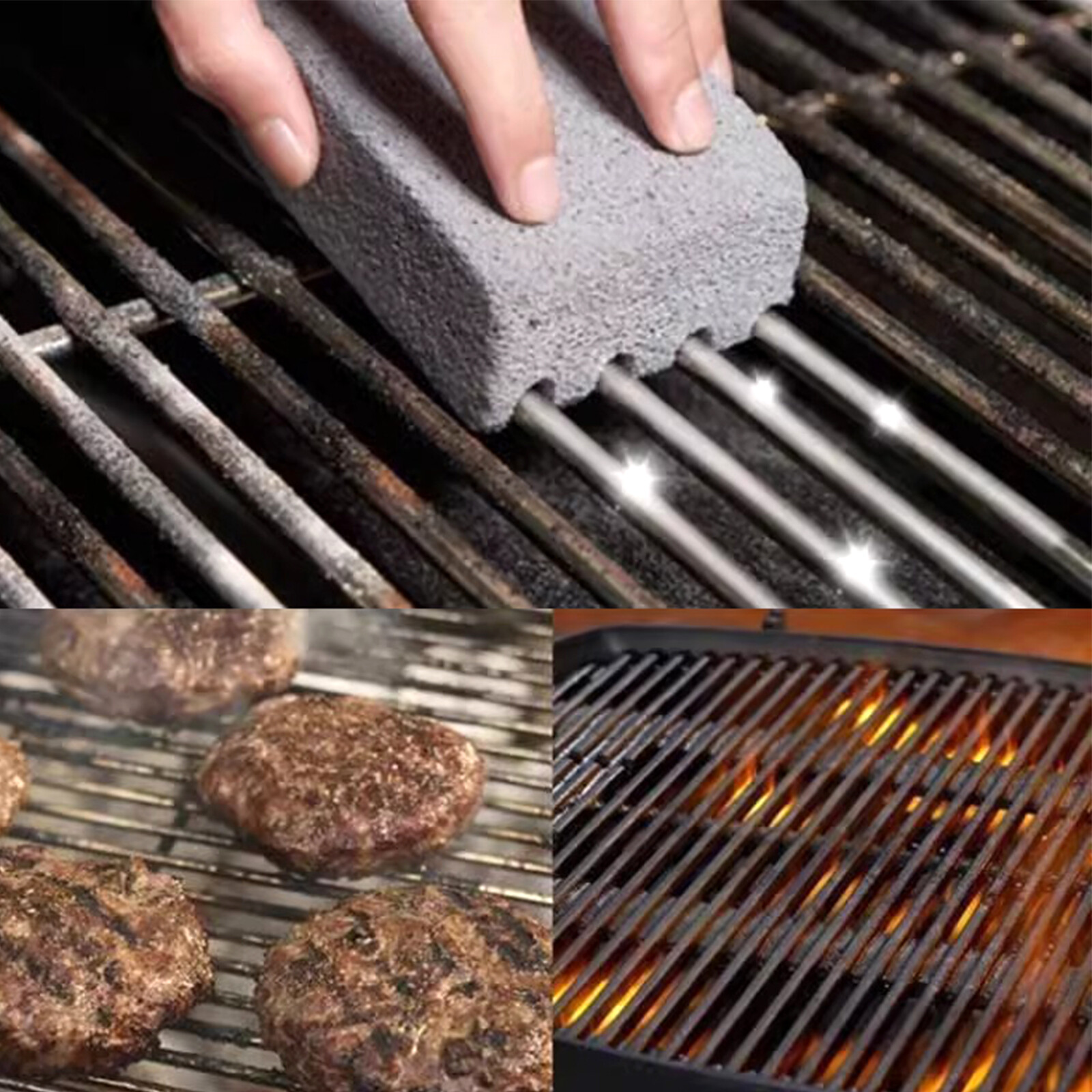 BBQ Grill Cleaning Brick Block Barbecue Cleaning Stone Racks Stains Grease Cleaner BBQ Tools Oil Stain Cleaning Grill Cleaning Bricks Grill Cleaning Pumice Stone Cleaning Tool Cleans Grease Stains and Grime Tool Kitchen Cleaning Tool ราคา 41 บาท*ส่งฟรี
