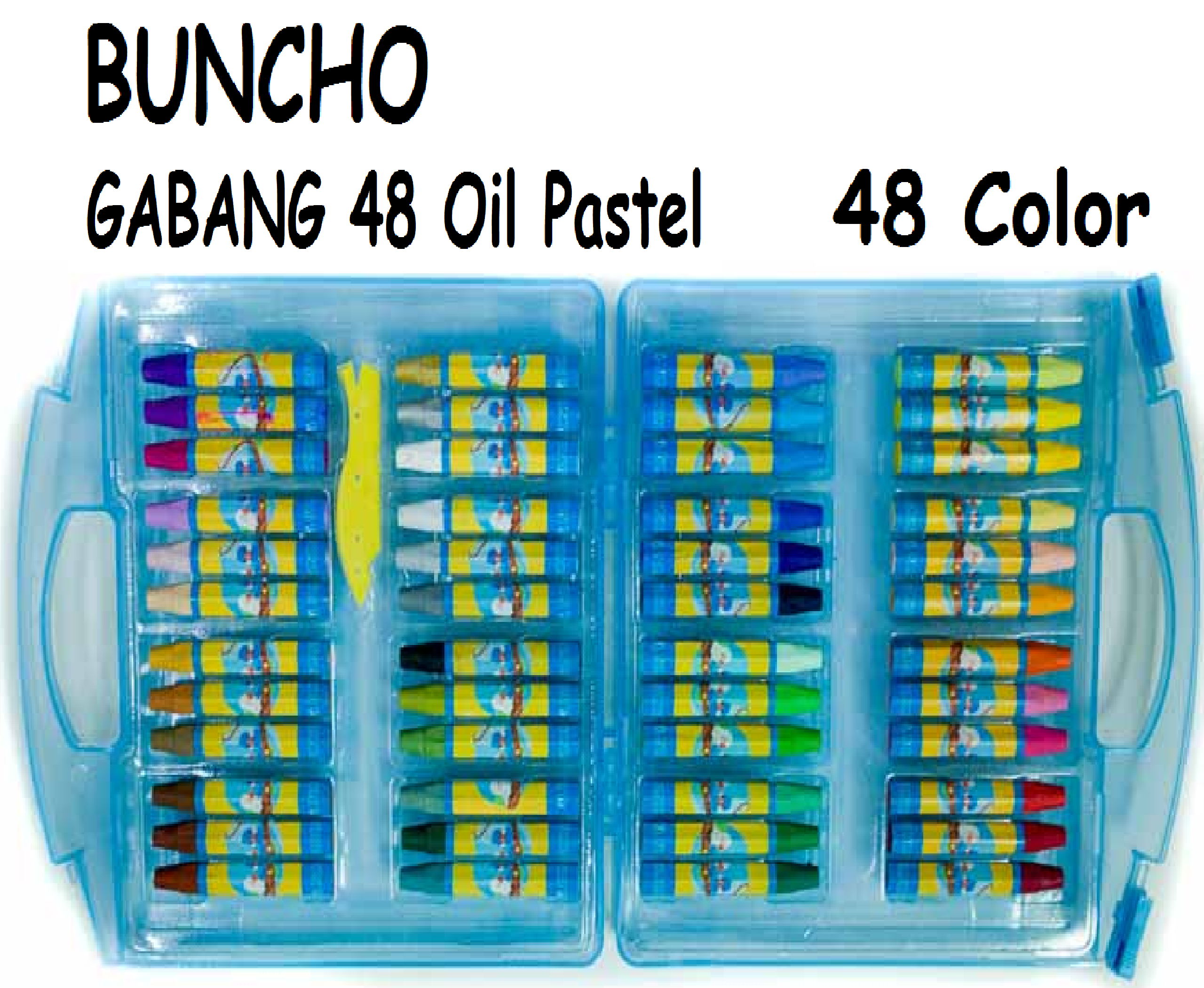 buncho oil pastel 48 colors