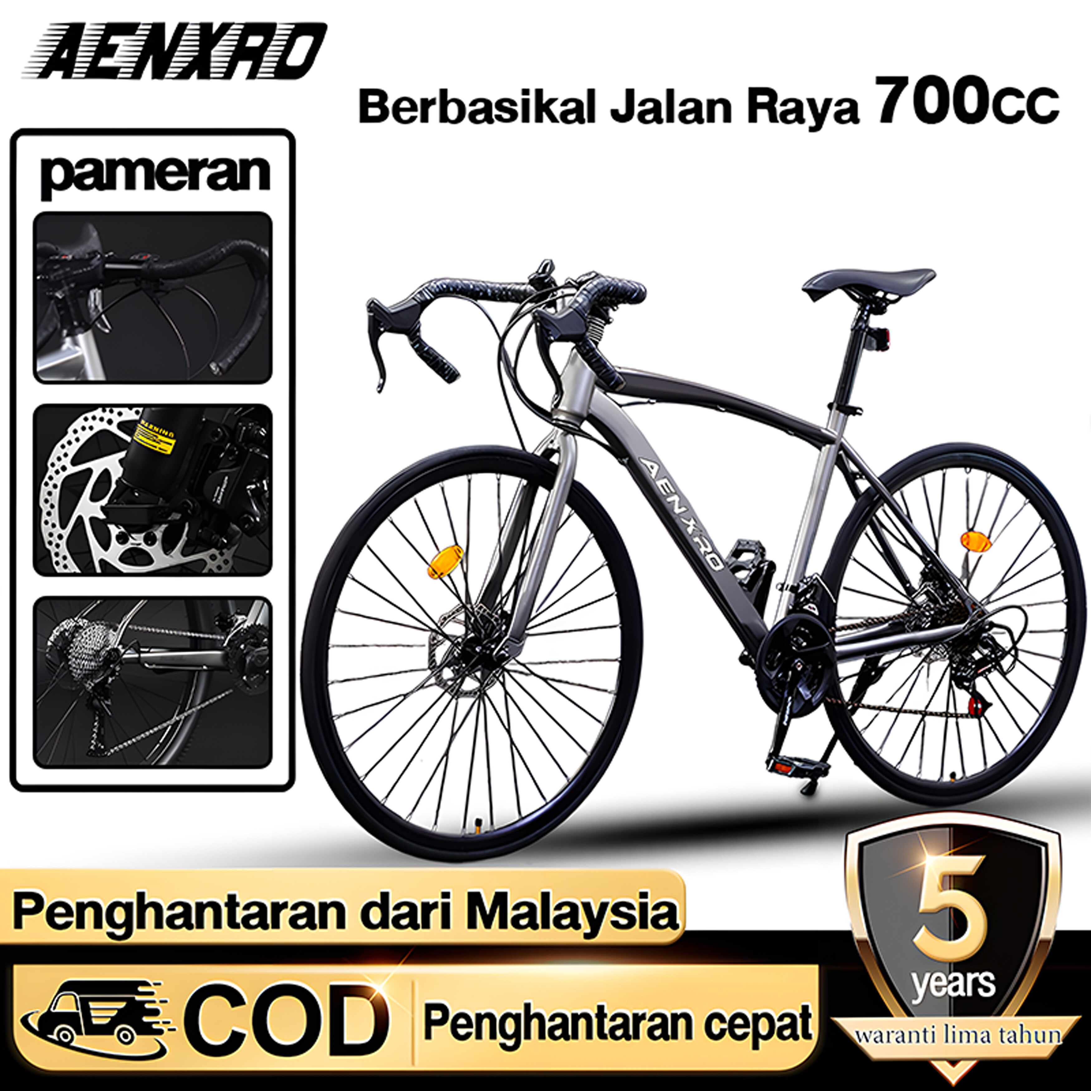 26 Inch Foldable Mountain Bike 21 Speed High Carbon Steel Frame