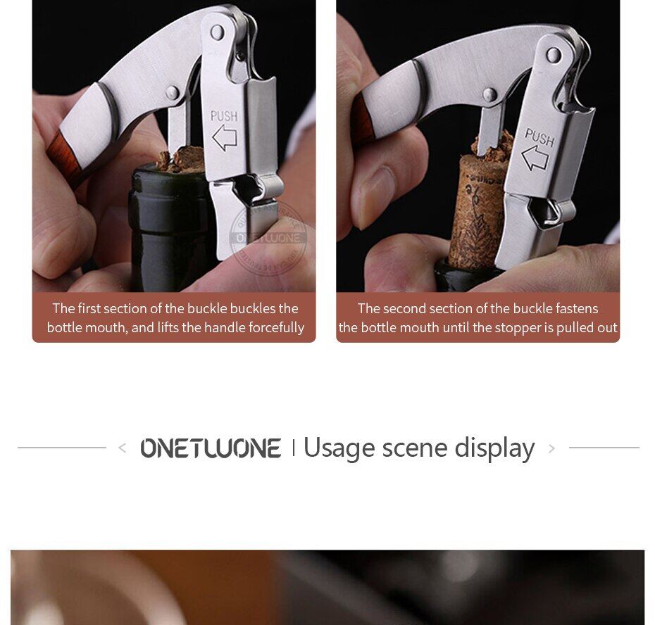 Professional Waiter Corkscrew With Wood Handle And Storage Bag_voghion.com