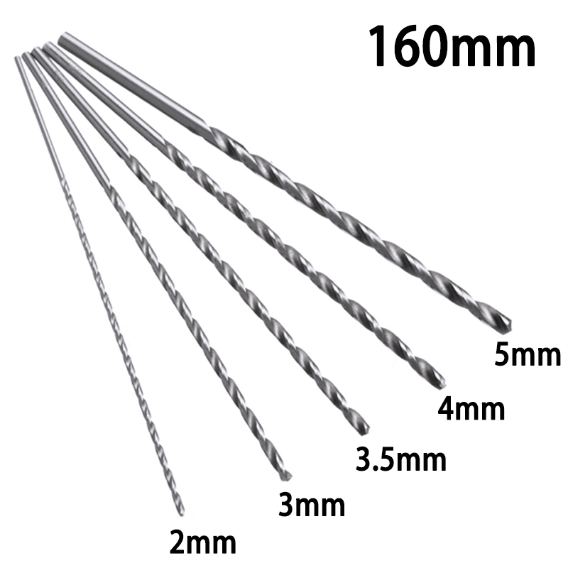 Idealhere 1 cái mũi khoan thân thẳng hss dài hơn thường lệ đường kính 2-5mm mũi khoan xoắn 2mm/3mm /3.5mm/ 4mm/5mm