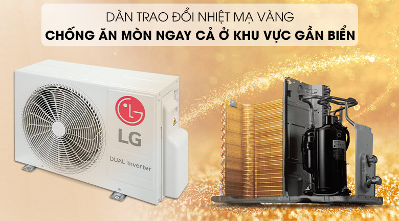 Máy lạnh LG Inverter 2.5 HP V24ENF1 - Công suất làm lạnh 21000 BTU Độ