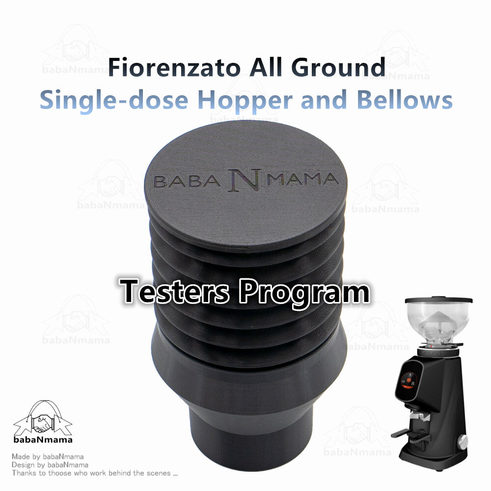Gambar Testers Program Fiorenzato All Ground Espresso Single dose Hopper and Bellows