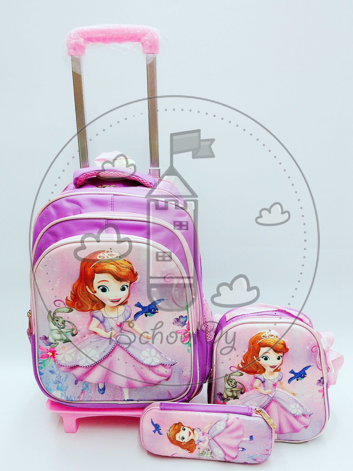 sofia trolley school bag