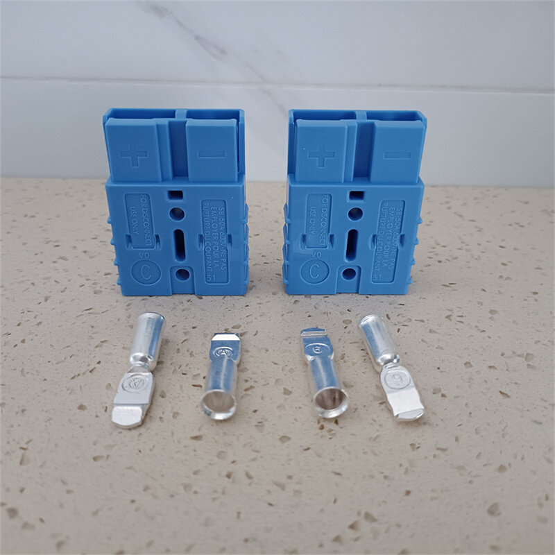 4 cái/lốc SMH Tương thích với Anderson SB 50A sb50 sb50a 600V Điện Đầu nối pin cắm màu xám 6319 Màu