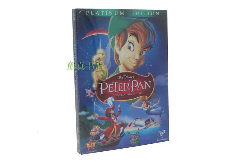 Peter Pan Peter Pan flying man pure English classic cartoon early childhood  education Enlightenment English DVD | Lazada PH