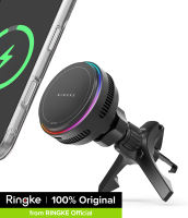 Ringke Qi2.2 25W MagSafe Compatible Car Charger Mount with Peltier Cooling Sạc nhanh không dây Qi2 dành cho Apple iPhone và Samsung Galaxy với giá đỡ chắc chắn
