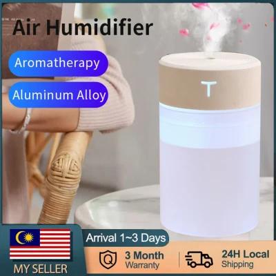 [Malaysia Ready Stock] Mini Air Humidifier for Room 260ML USB Portable Ultrasonic Essential Oil Aroma Diffuser with Colorful Night Light Car Office Desktop Simple Small Aromatherapy Machine air purifier (1)