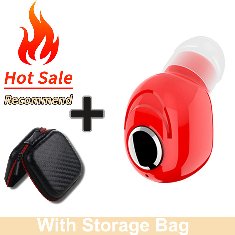 Vaorlo bluetooth mini Tai nghe trong tai di động vô hình độ trung thực cao không dây Tai nghe kèm Micro tai nghe thể thao điện tử rảnh tay cho tất cả điện thoại thông minh