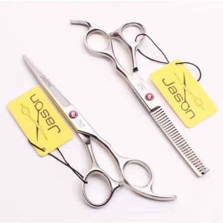 Phẳng cắt kéo 6 inch Kéo Cắt Tóc mỏng bangs cắt kéo Salon Kéo cắt tóc Túi Bộ kéo Salon Kéo cắt tóc hàng sẵn có